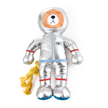Langlebiger Astronaut Typ Squeaky Bite Hund Chew Spielzeug